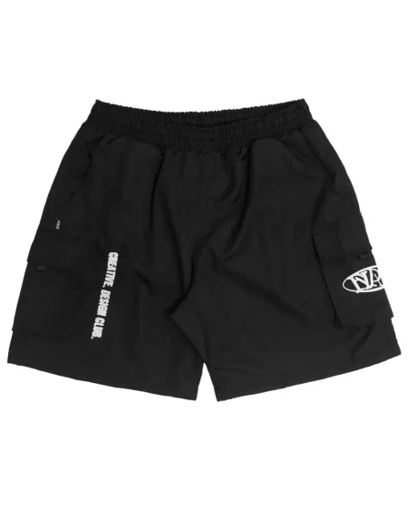 Bermuda Fire  Rip Stop Forrada Styling Lettering (Preto)