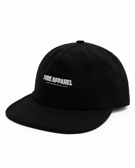 Boné FIRE Deconstructed Snapback Street Cultures  (Preto)