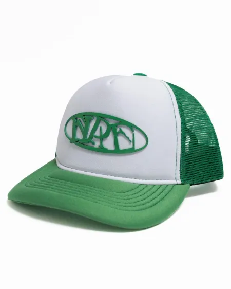 Boné FIRE Trucker Styling Lettering (Verde/Branco)