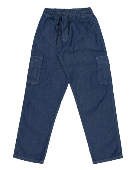Calça Big Cargo Jeans Fire Express Star (Azul Marinho)