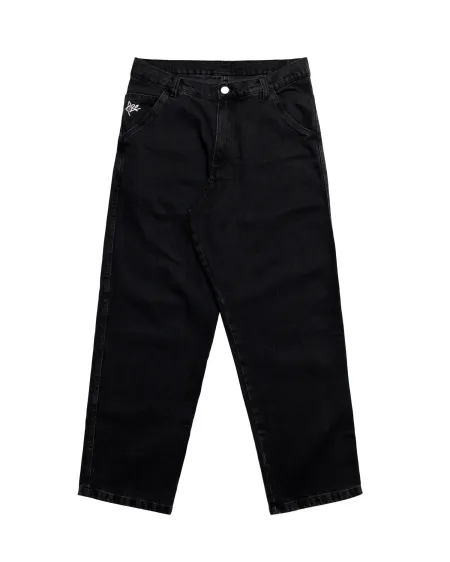 Calça Big Jeans Fire Reta Premium Fresh Tag (Black Jeans)