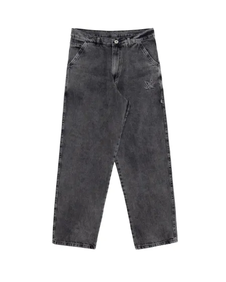Calça Big Jeans Fire Reta Premium In Flames (Estonada)