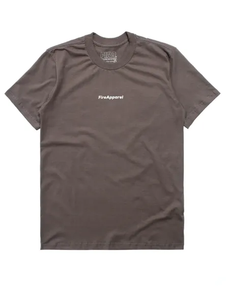 Camiseta Básica Fire Basic Logo (Marrom/Shadow)