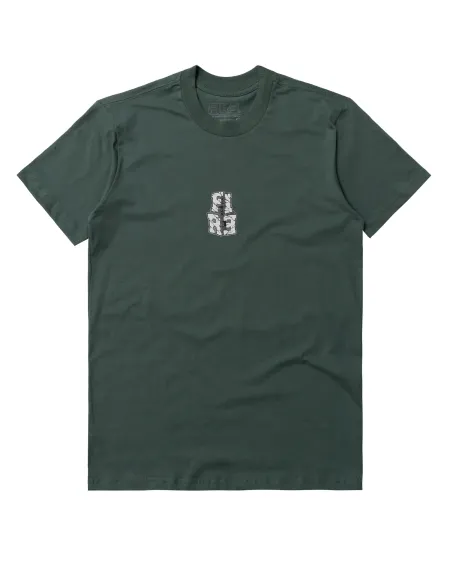 Camiseta Básica Fire College Block (Verde)