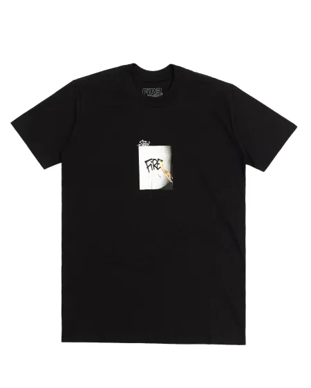 Camiseta Básica Fire Frame Trace (Preto)