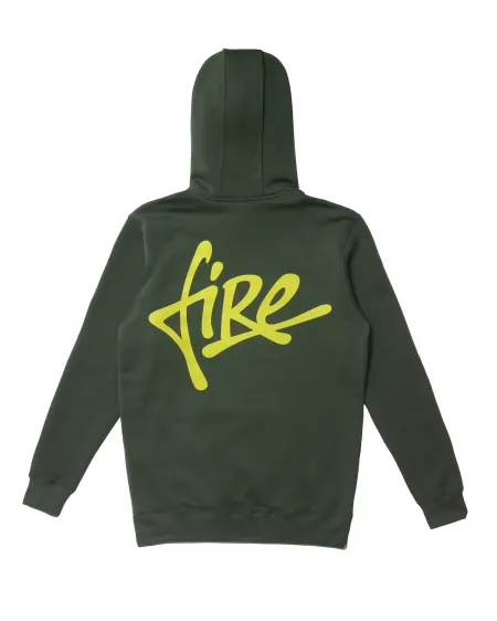 Moletom FIRE Neon Tag (Verde)