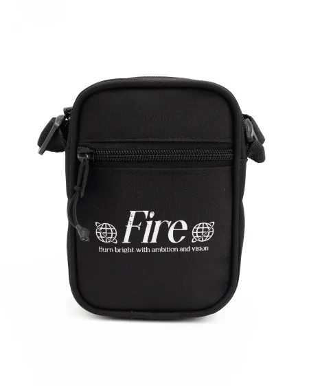 Shoulder Bag FIRE Burn Bright (Preto)