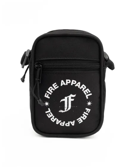 Shoulder Bag FIRE "F" Design (Preto)