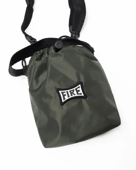 Shoulder Bag Fire Square Logo (Verde)