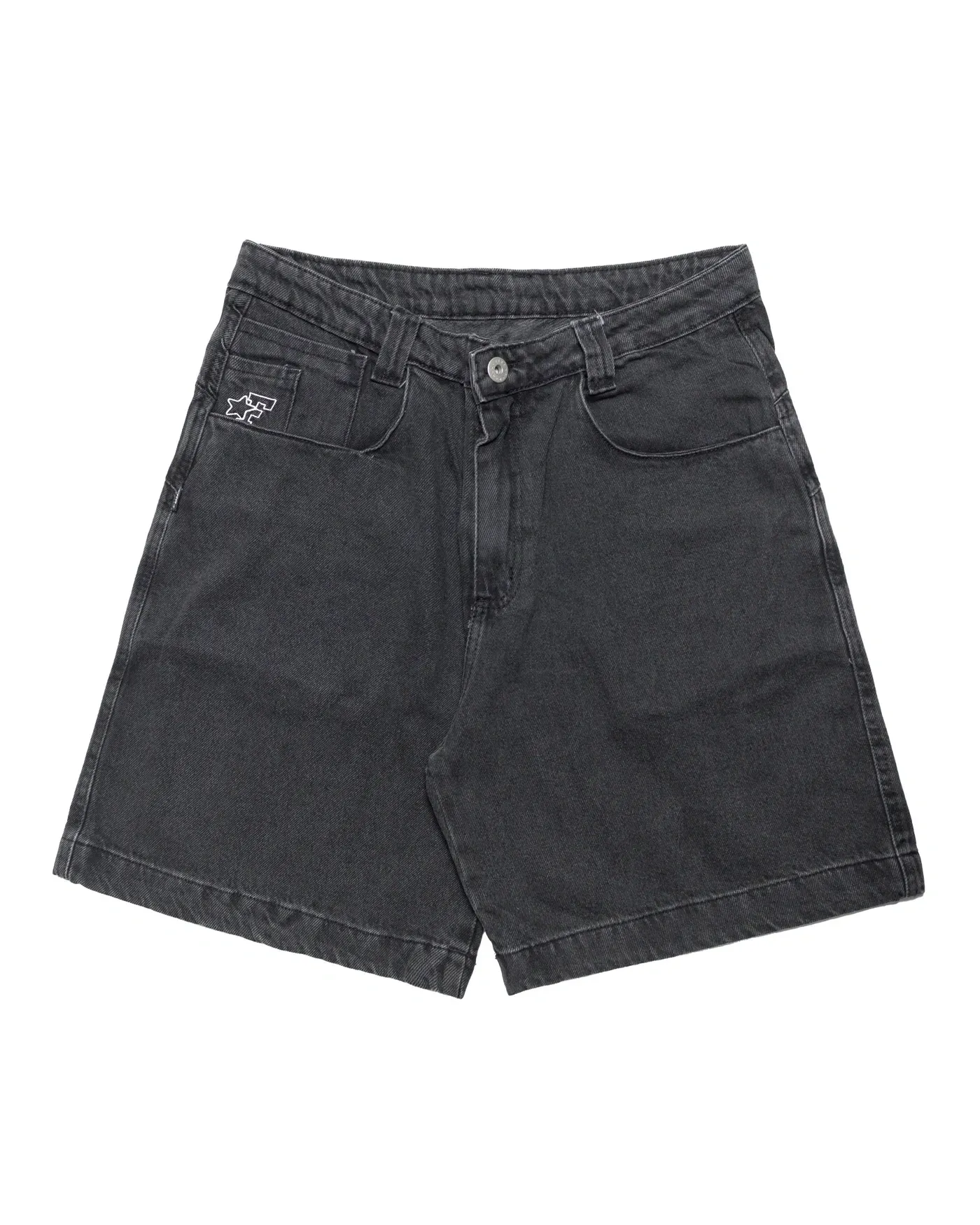 Bermuda Fire Jeans Premium Star Creative Design (Estonada/Cinza Claro)