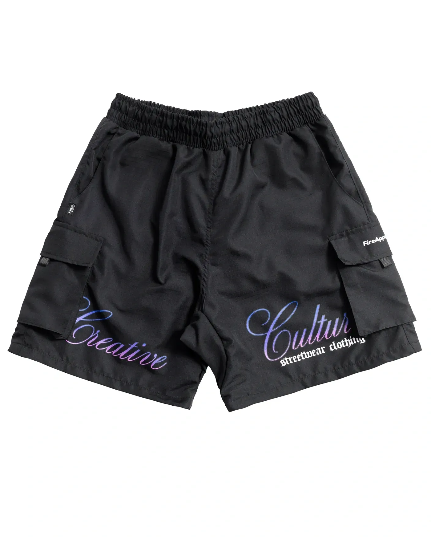 Bermuda Fire  Rip Stop Forrada Creative Culture Colors (Preto)