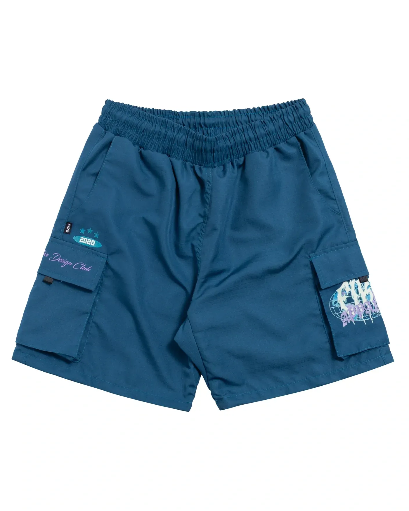 Bermuda Fire Rip Stop Forrada Globe Design Club (Azul)