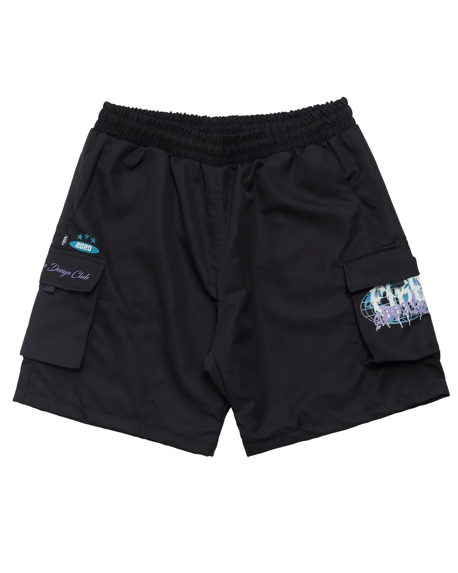 Bermuda Fire  Rip Stop Forrada Globe Design Club (Preto)