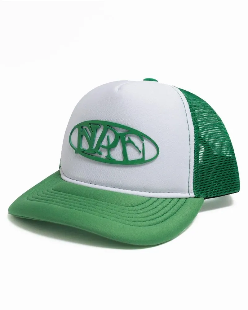 Boné FIRE Trucker Styling Lettering (Verde/Branco)