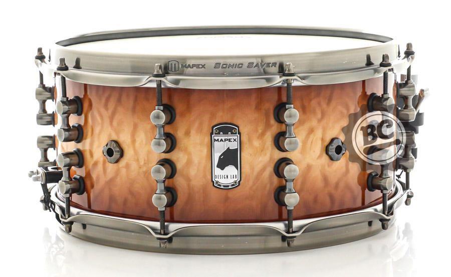 Caixa Mapex Signature Design Lab Versatus by Russ Miller 14x6,5" Maple e Mahogany esteira Puresound BLACK FRIDAY