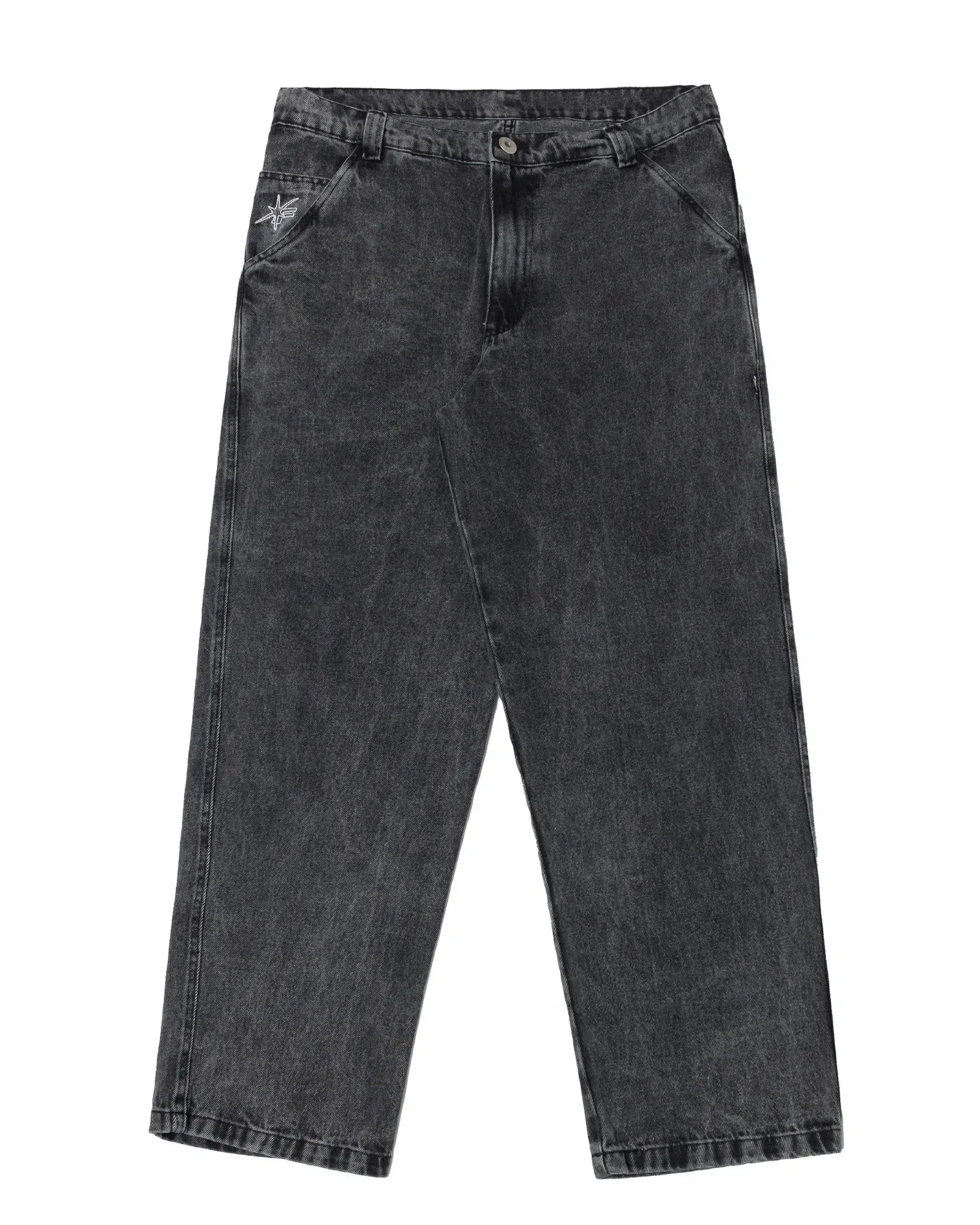 Calça Big Jeans Fire Reta Premium Cyber Essence (Estonada)