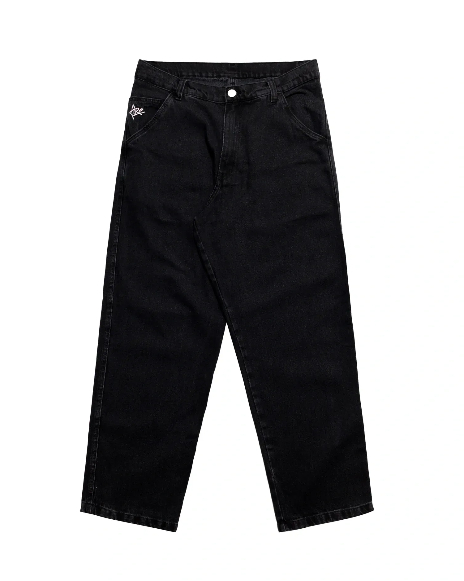 Calça Big Jeans Fire Reta Premium Fresh Tag (Black Jeans)