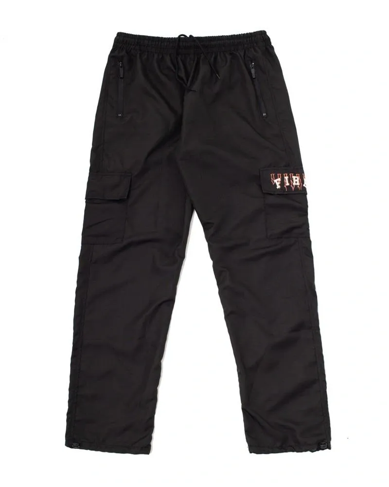 Calça Ripstop Cargo Bolso Zíper Fire Slam Dunk (Chumbo)