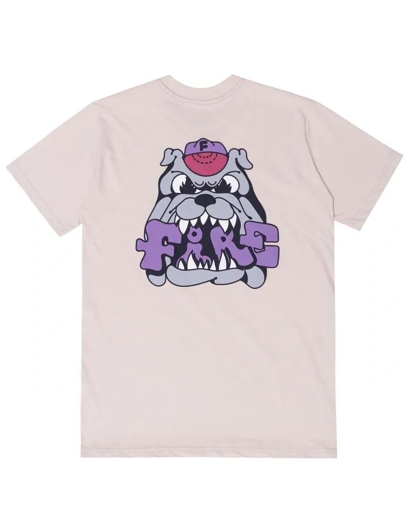 Camiseta Básica Fire Angry Dog (Creme)