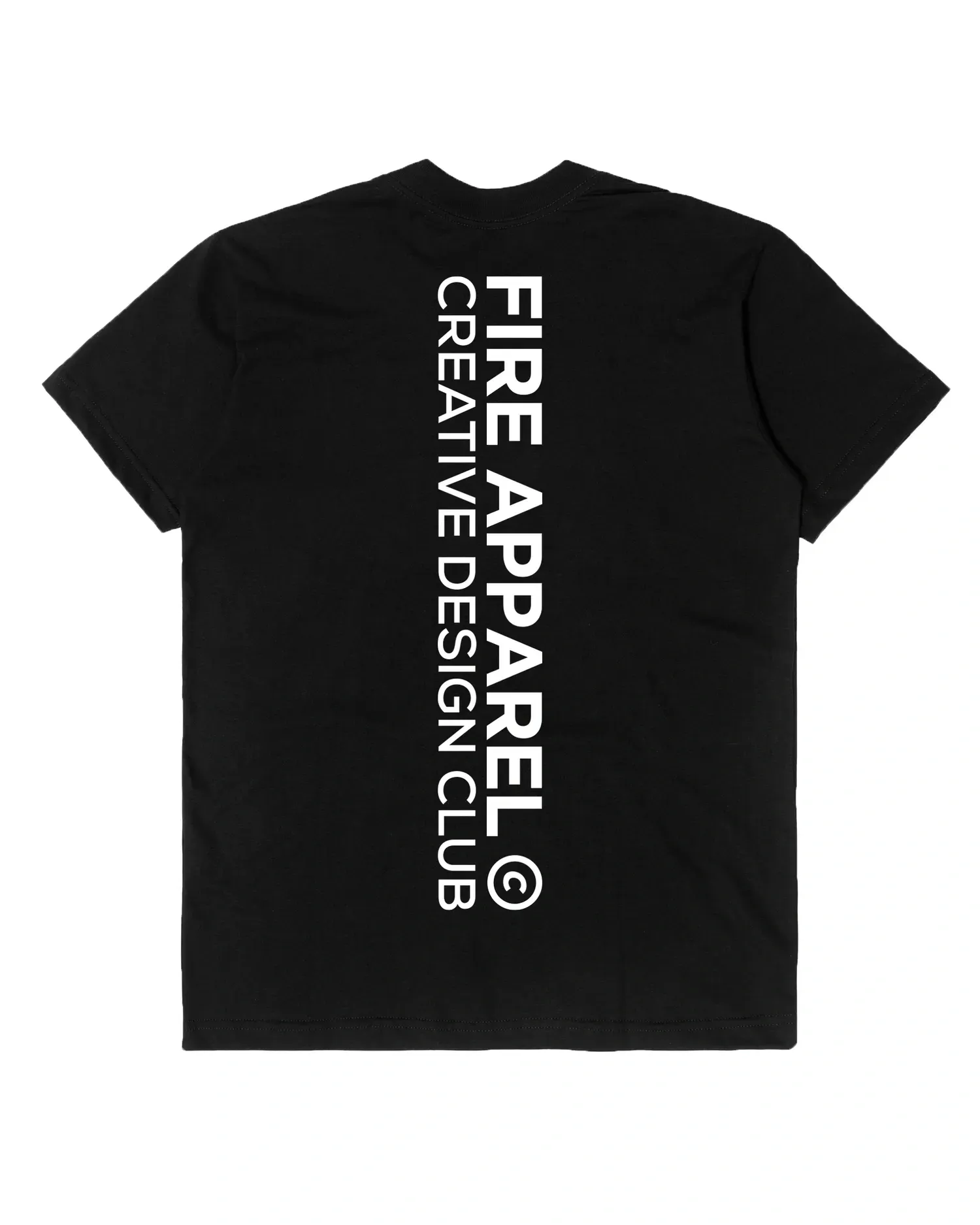 Camiseta Básica Fire Basic Design Club (Preto)