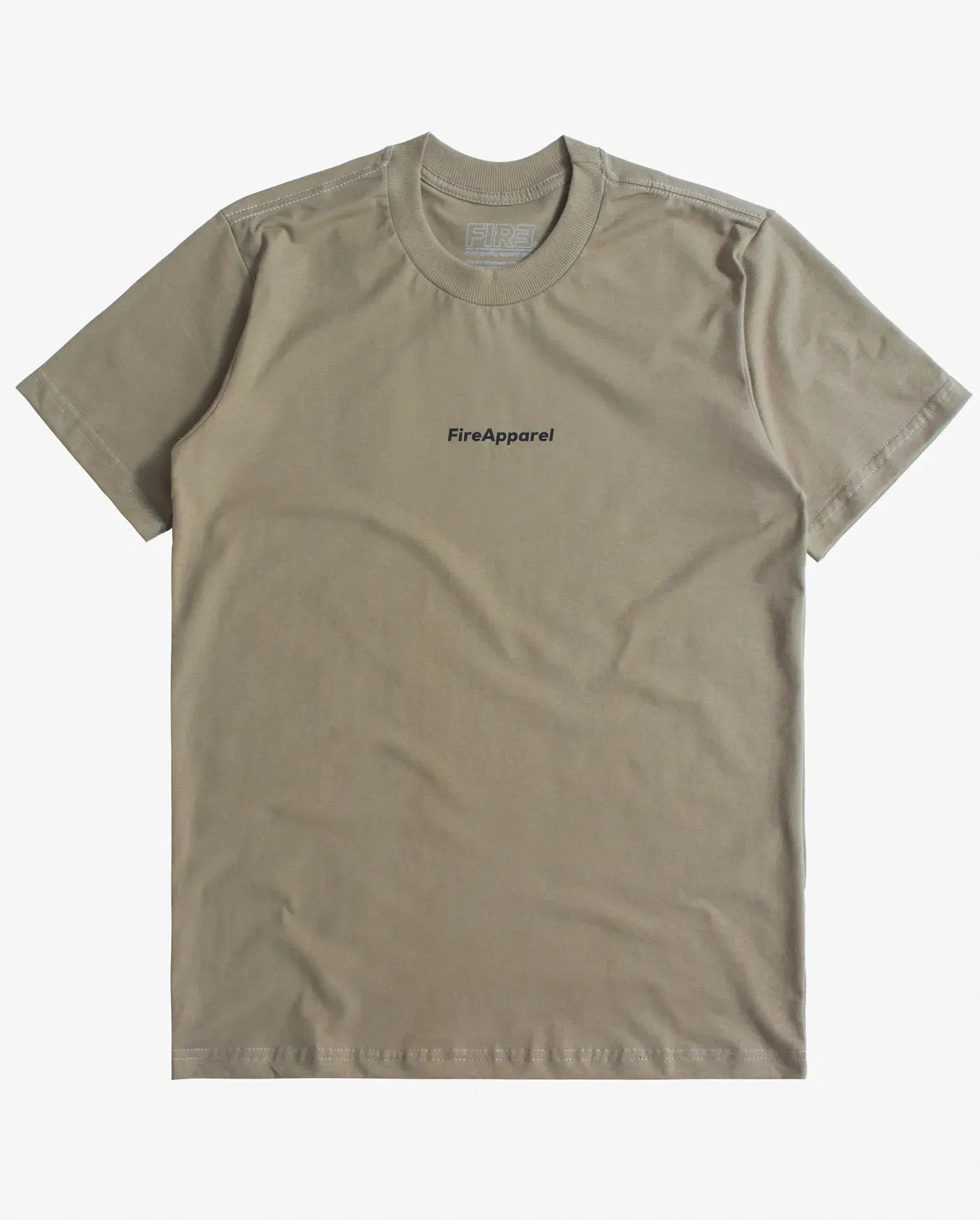 Camiseta Básica Fire Basic Logo  (Bege)