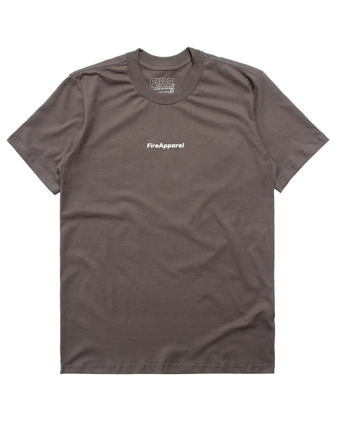Camiseta Básica Fire Basic Logo (Marrom/Shadow)