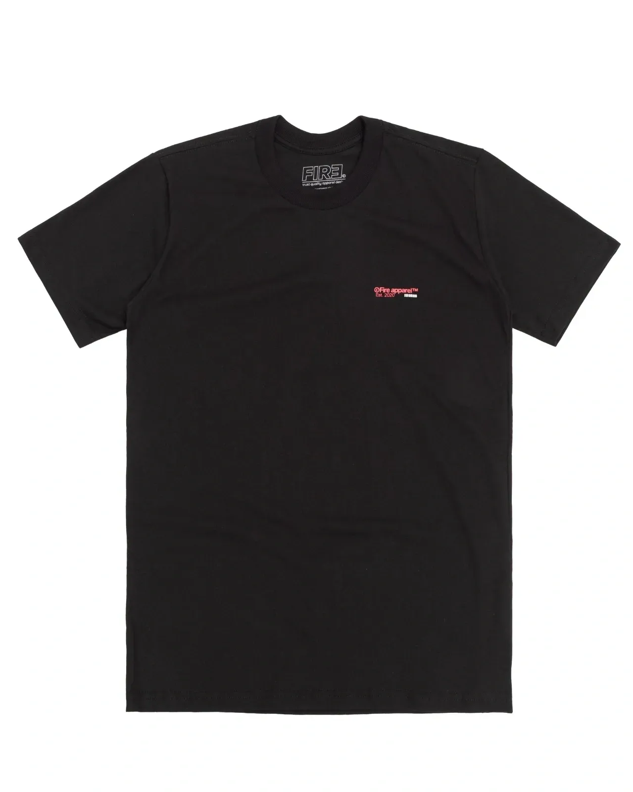 Camiseta Básica Fire Code Pink (Preto)