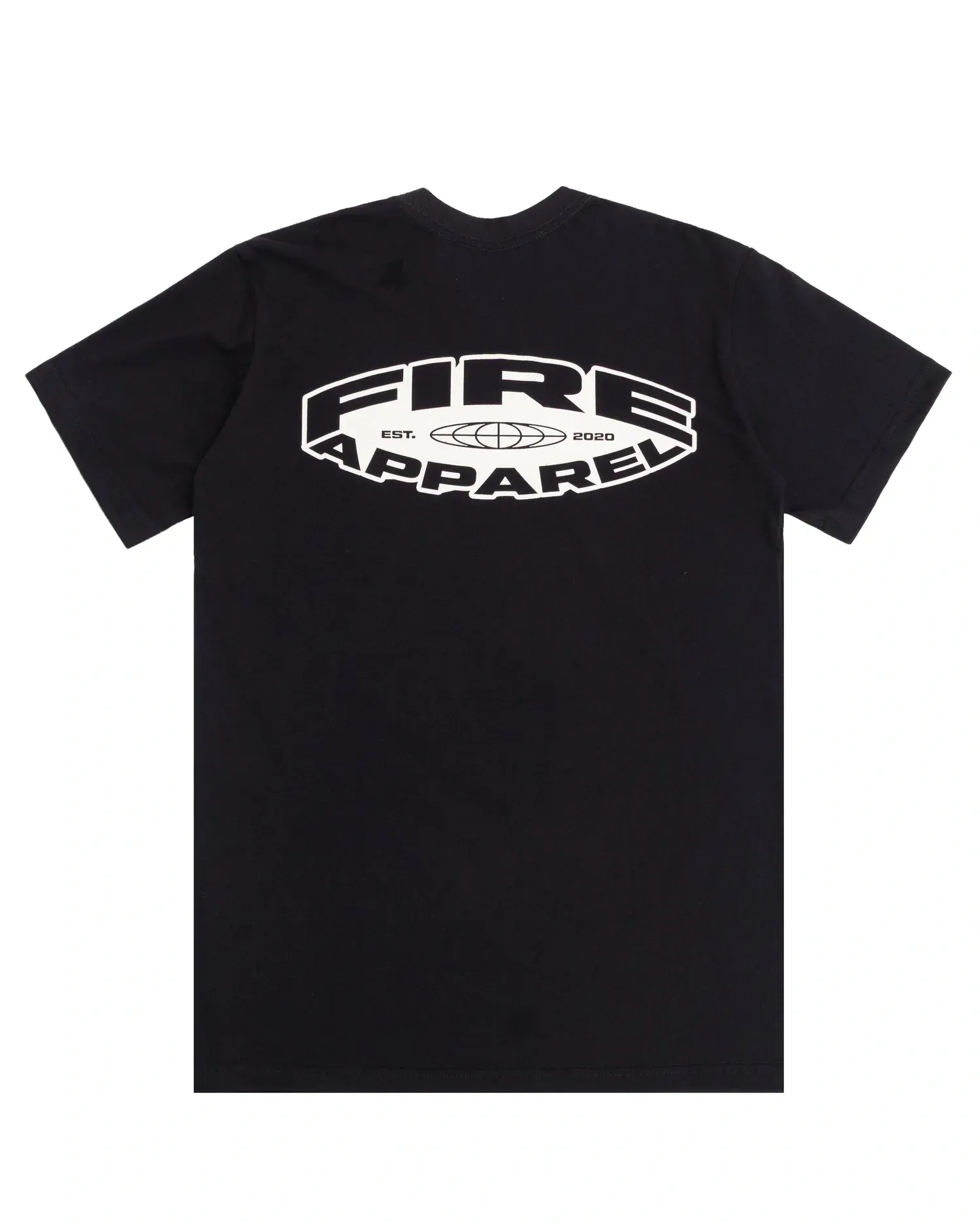 Camiseta Básica Fire Global Logos (Preto)