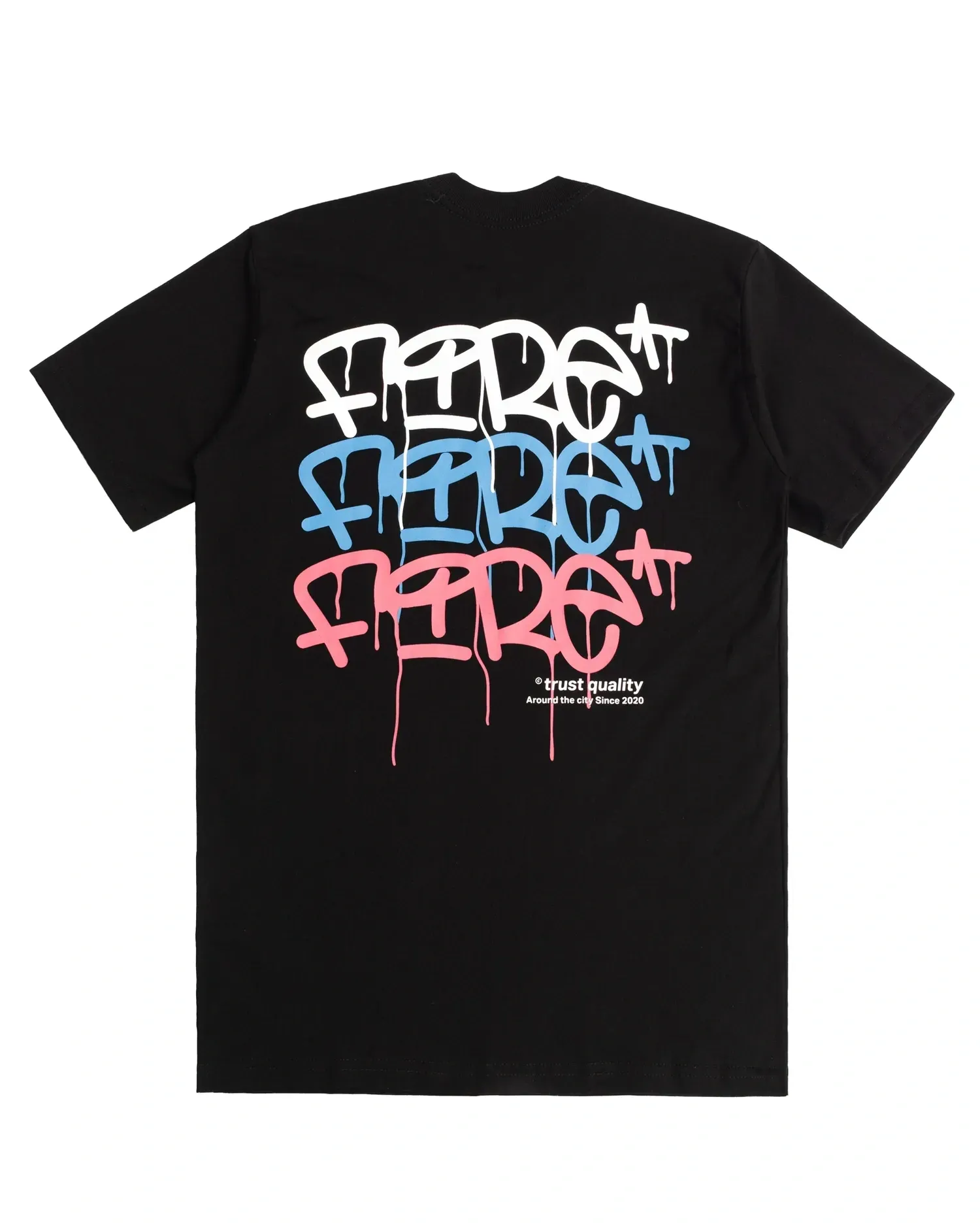 Camiseta Básica Fire Neon Riot (Preto)