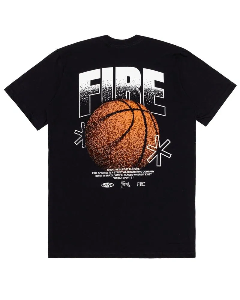 Camiseta Básica Fire Urban Sports (Preto)