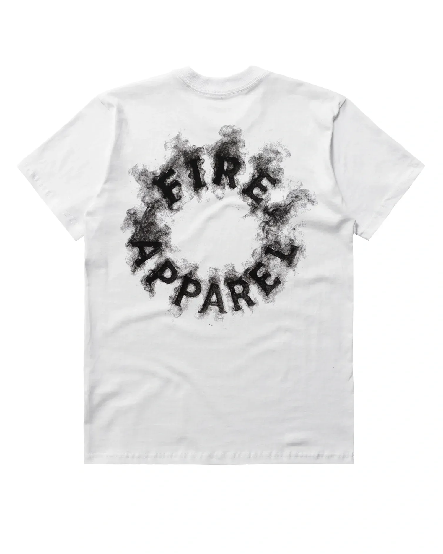 Camiseta Premium Fire Circle Smoke (Branco)