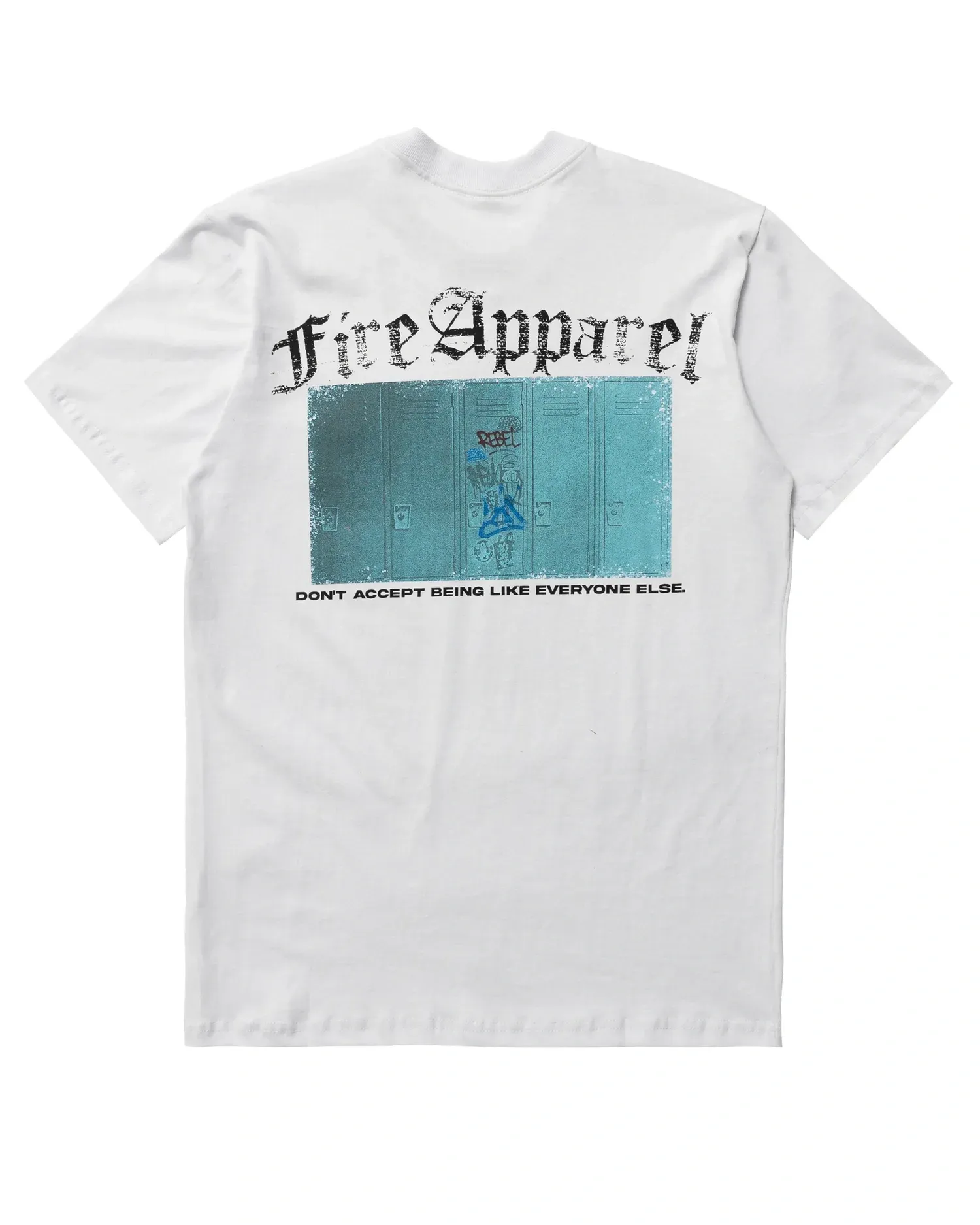 Camiseta Premium Fire Don´t Accept (Branco)