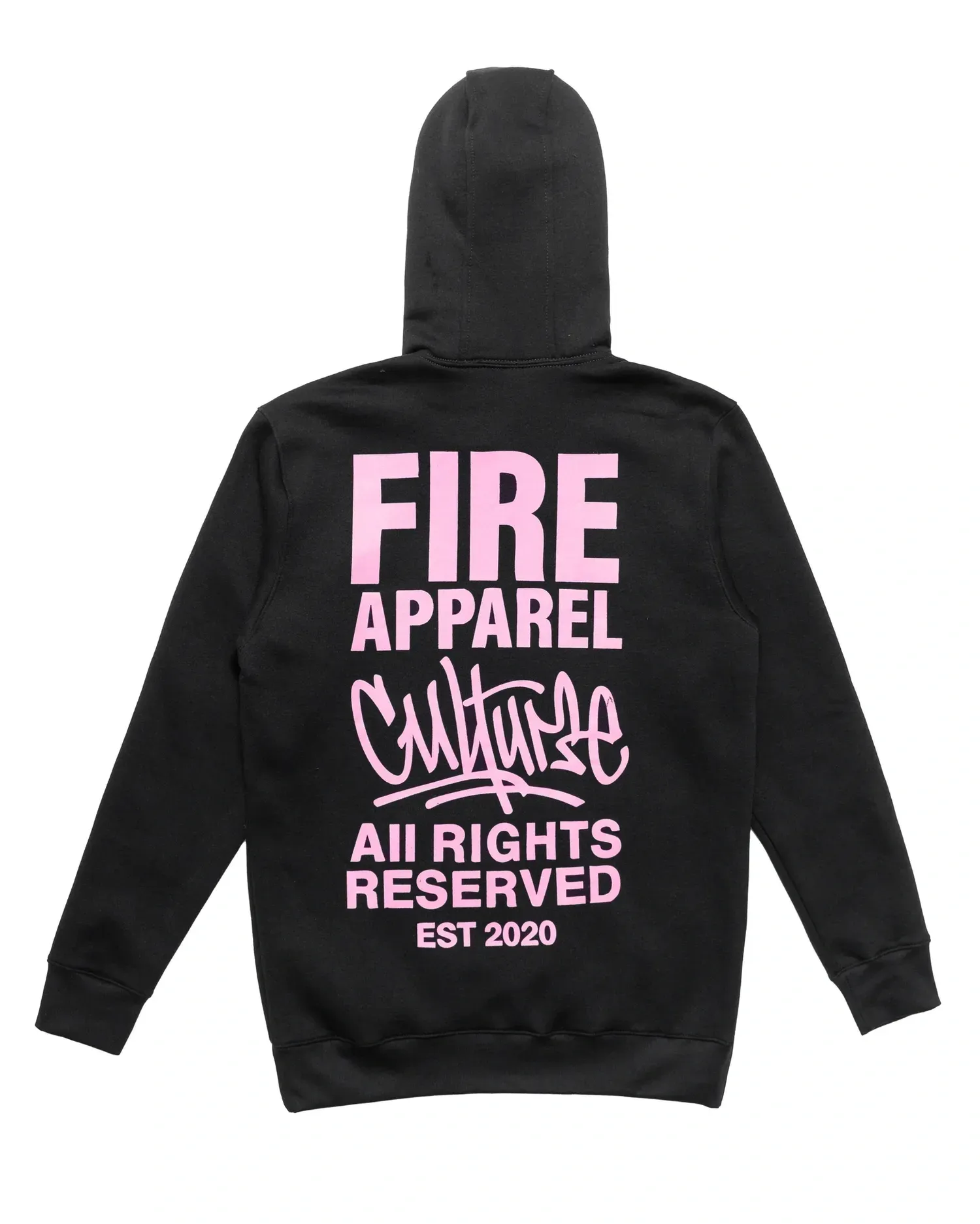 Moletom FIRE Culture Pink (Preto)