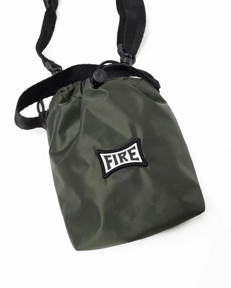Shoulder Bag Fire Square Logo (Verde)