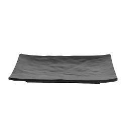 Travessa Para Sushi Preta 30x21cm Melamina 100% Profissional GX5364 - Mix