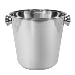 Balde De Gelo Long Neck Aço Inox 6L 25x20cm GX0249 - Gourmet Mix