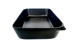 Assadeira de Alumínio Fundido com Teflon Premium 22x15x7 cm Assar E Servir - Grassoeti