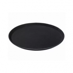 Bandeja Antiderrapante 36 cm Preta - Grassoeti