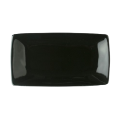 Bandeja Rasa Preto Oriental 12x22 cm - Germer