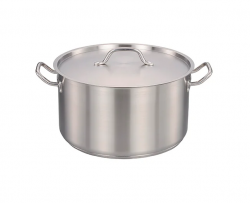 Caçarola Inox Com Tampa E Alça 32 cm 12,9 Lts - Zahav
