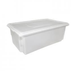 Caixa Empilhável com Tampa 25 Litros 53x32x18 cm S 800 - Supercron