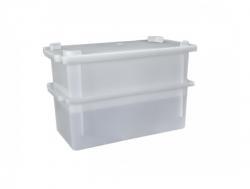 Caixa Empilhável com Tampa 4,5 Litros 32x16,5x12 cm S 350 - Supercron