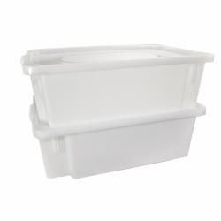 Caixa Empilhável com Tampa 45 Litros 65x44x22 cm S 950 - Supercron