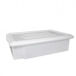 Caixa Empilhável com Tampa 11 Litros 41x29x12,5 cm S 500 - Supercron