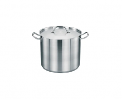 Caldeirão Inox Com Tampa E Alça 24 cm 11 Lts - Zahav
