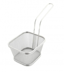 Cesto De Servir Fritura M Inox  13 x 11 cm- Grassoeti