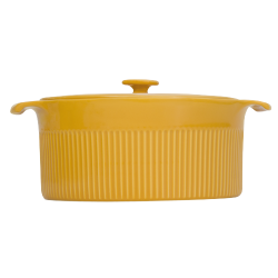 Cocote Mini Caçarola Com Tampa Assar e Servir 22 cm Amarela - Germer