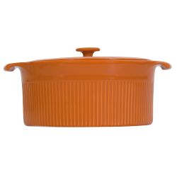 Cocote Mini Caçarola Com Tampa Assar e Servir 22cm Laranja - Germer
