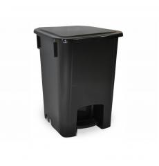 Lixeira Coletor com Pedal 15 Litros Preto - Bralimpia