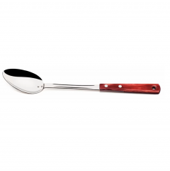 Colher De Arroz Pollywood Em Aço Inox e Cabo Madeira - Tramontina